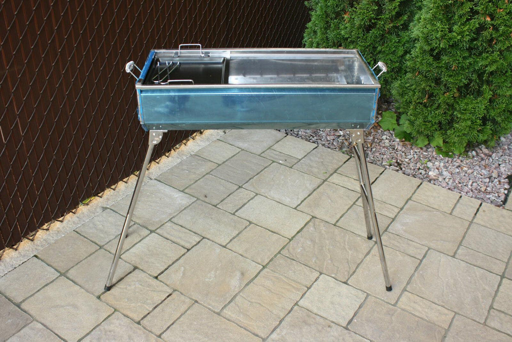 STEEL CHARCOAL GRILL MANGAL SHISH  KABAB KABOB BBQ BARBECUE SHASHLIK