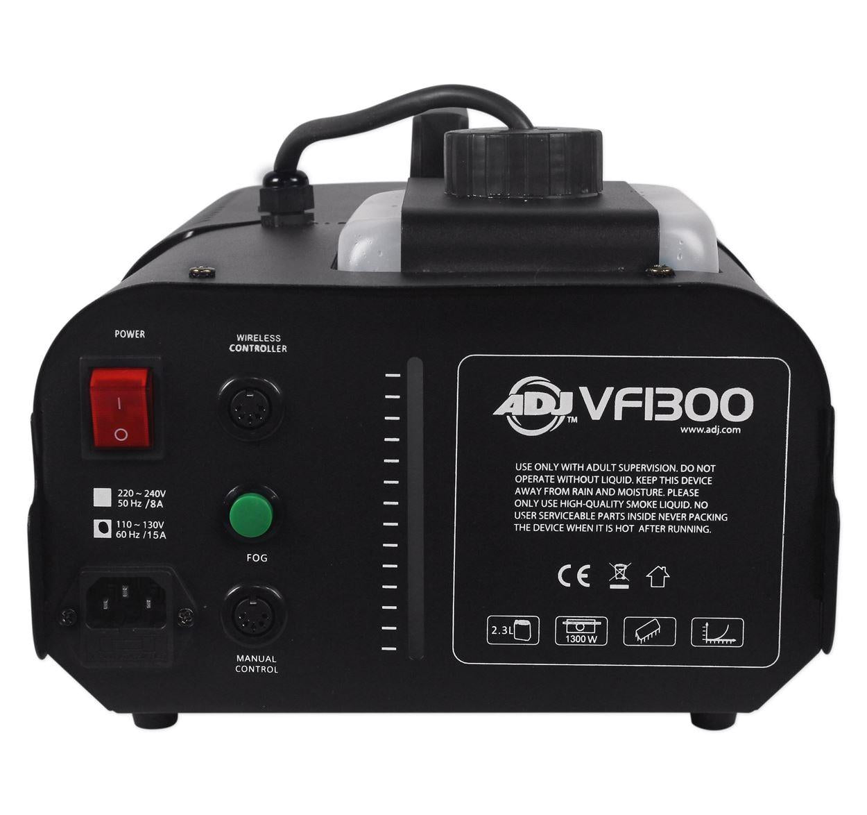 Chauvet DJ EVE E-100Z White Ellipsoidal LED DMX Gobo Projector Spot Light+Fogger