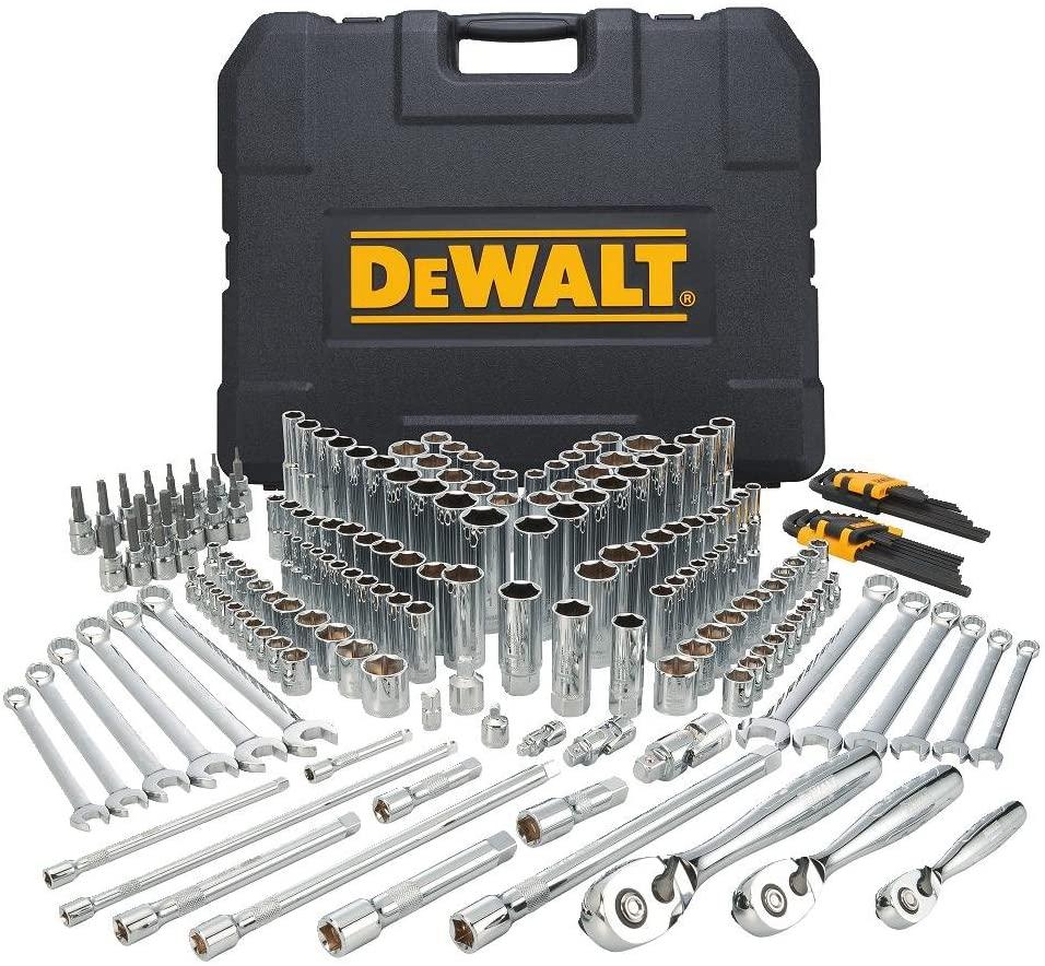 DEWALT Mechanics Tools Kit and Socket Set, 204-Piece, MM (DWMT72165)