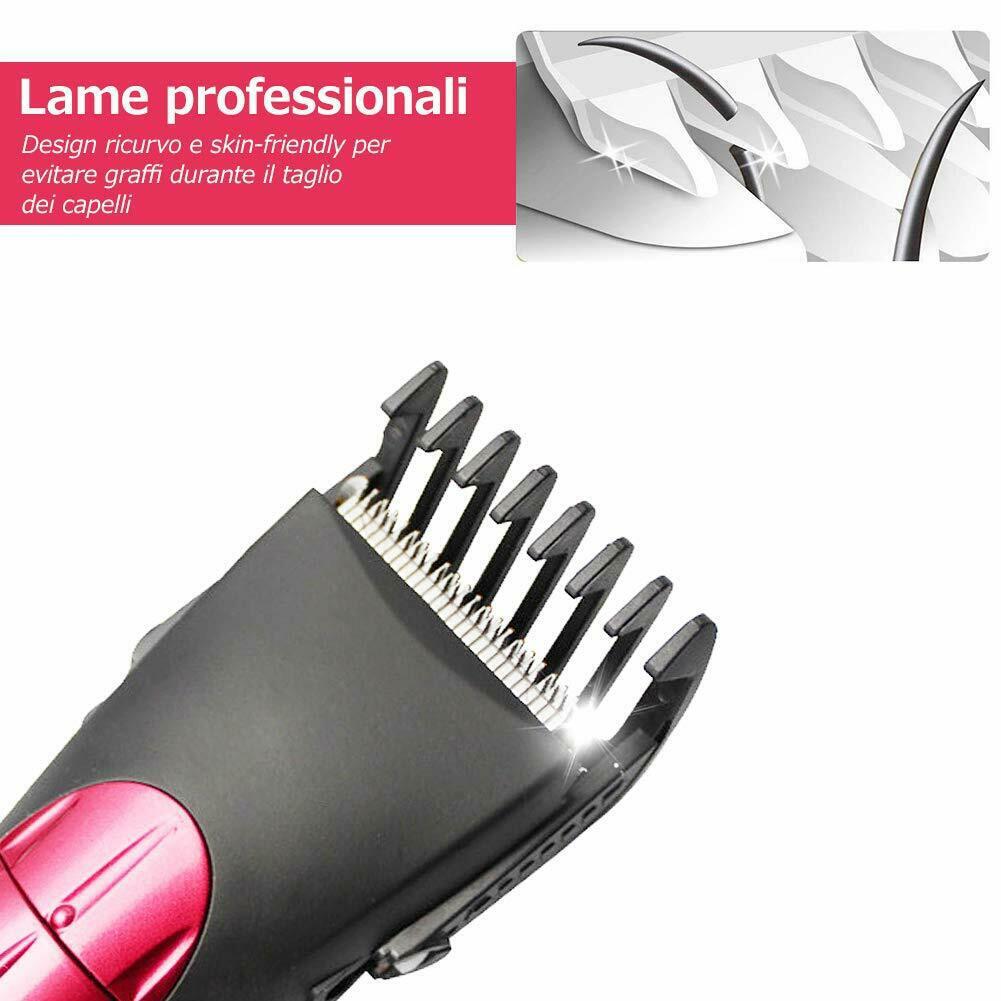 Topersun Clipper Hair Electric IPX7 5 Sizes & Adjustable 2 Combs Guide