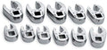 SK 4511 SuperKrome 11 Piece 3/8-Inch Drive 9-Millimeter to 19-Millimeter Flare Nut Crowfoot Wrench Set