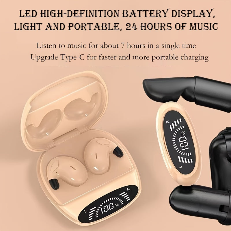 Ultra-Long Standby Wireless Earphone Headset - Ultra-Thin On-Ear Sports Bass For Android &amp; Ios