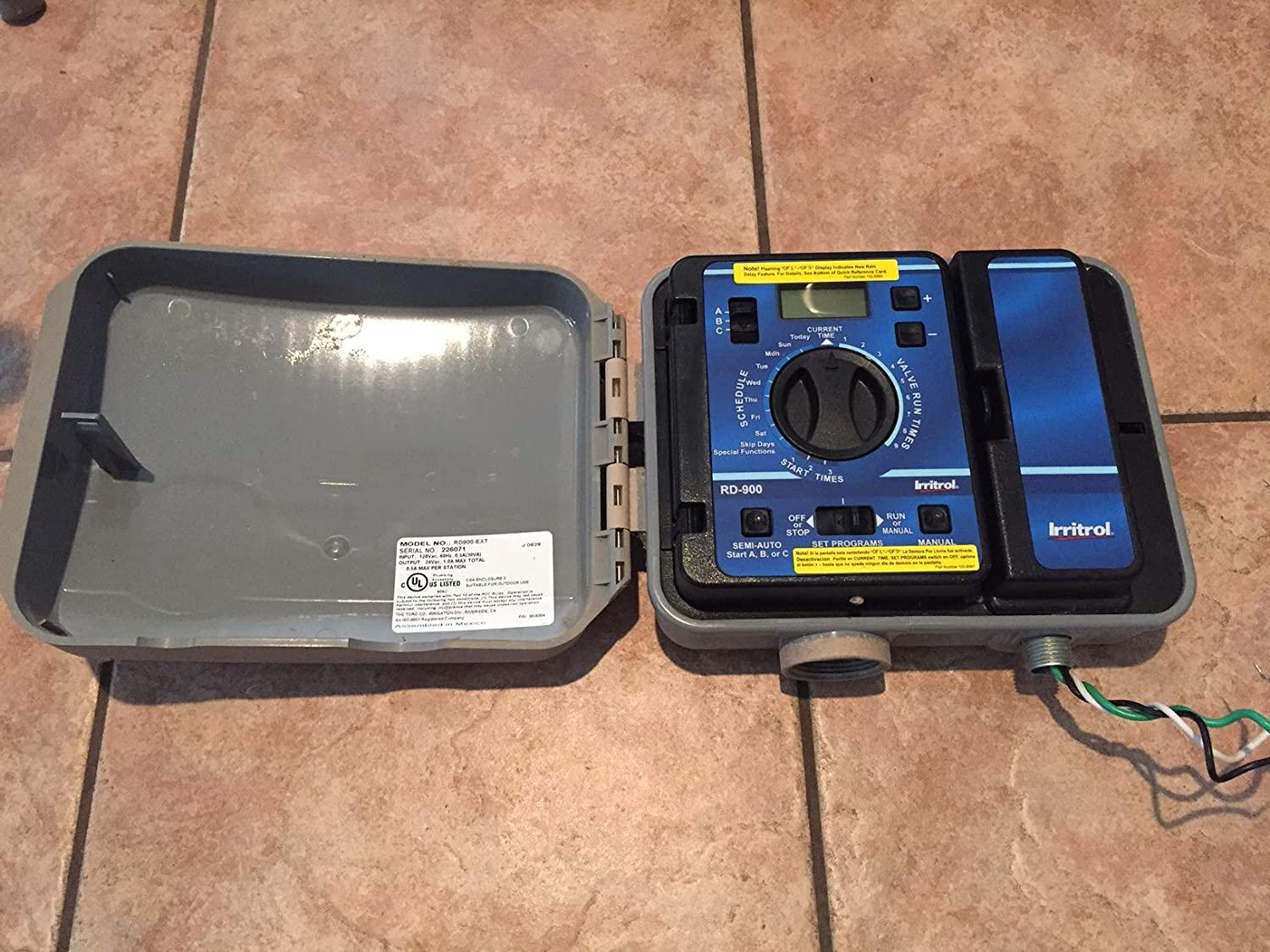 Irritrol Rain Dial RD900-EXT-R 9 Station Outdoor Irrigation Controller