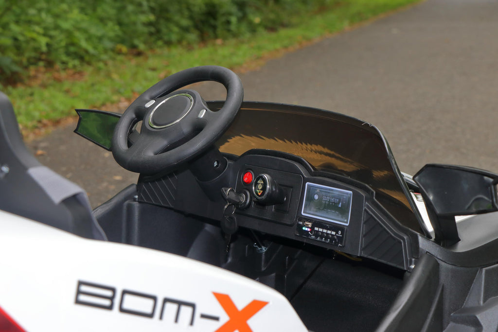 Slingshot - 2 Seater - 12v Kids Cars - Electric Motor Power Ride On Car with Remote- MP3-Aux Cord By First Drive