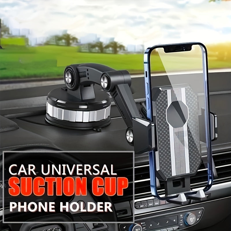 Multifunctional Mobile Phone Holder 360 Retractable Rotary Adjustment Universal Car Phone Bracket Fixed Shockproof Mobile Stand Big Support LarTruck Interior Washable Strong Sticky Gel Pad