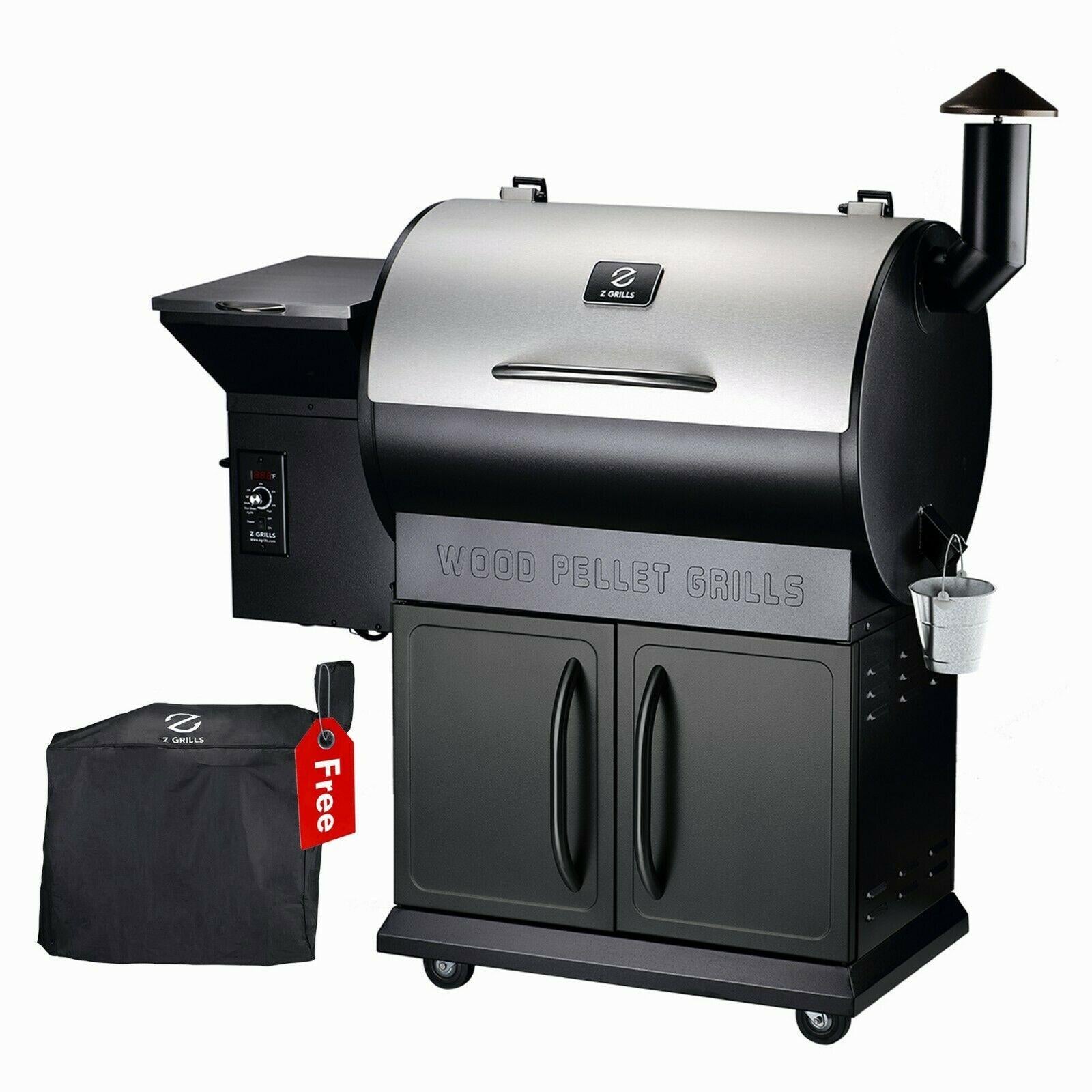 ZPG-700E Pellet Grill BBQ Smoker Digital Control with cover