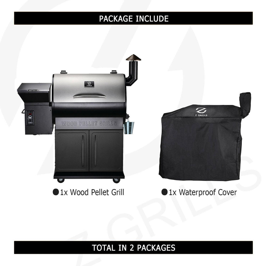 ZPG-700E Pellet Grill BBQ Smoker Digital Control with cover