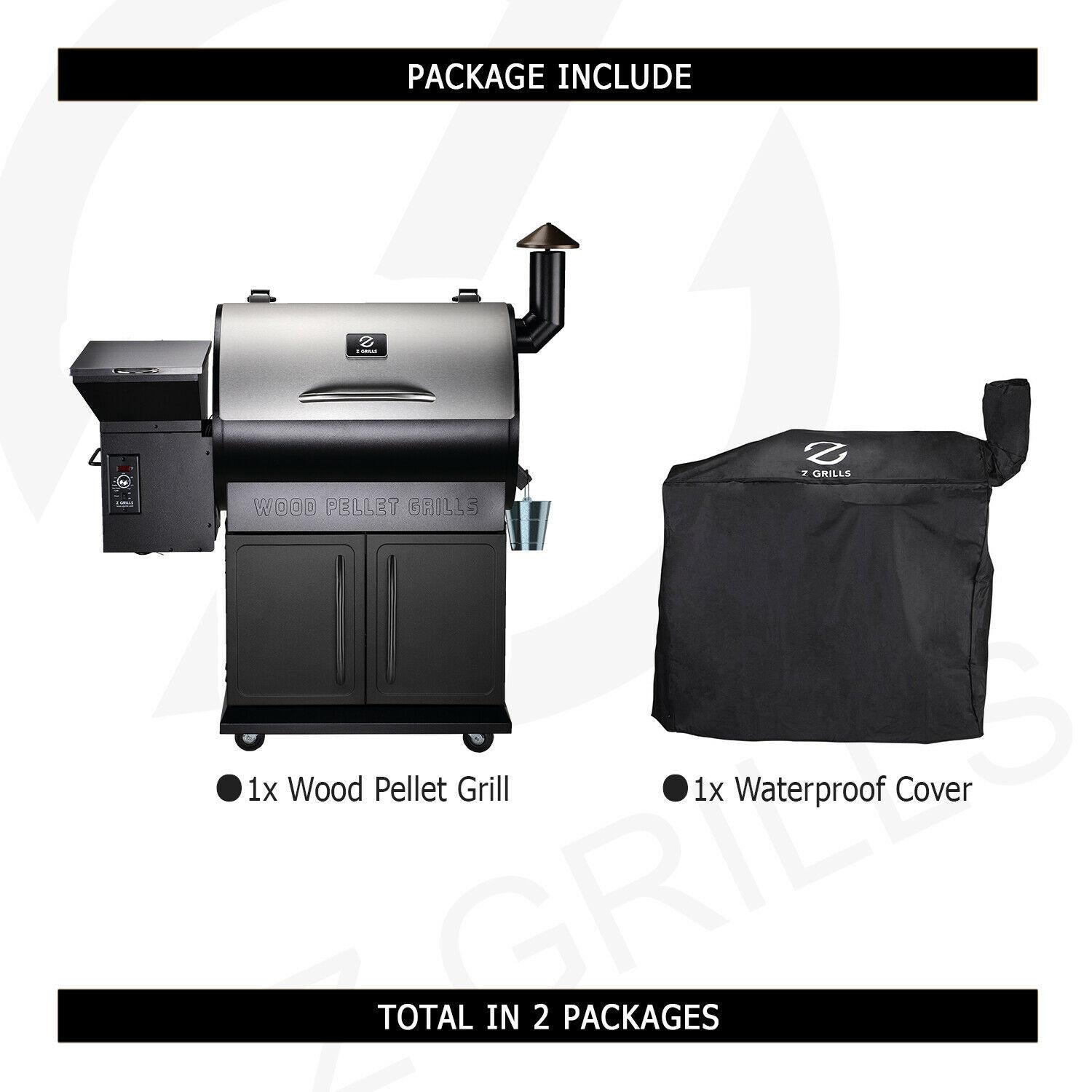 ZPG-700E Pellet Grill BBQ Smoker Digital Control with cover