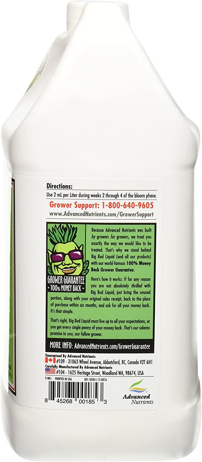Advanced Nutrients GL525050-15 Big Bud Liquid Fertilizer, 4 Liter, Brown/A