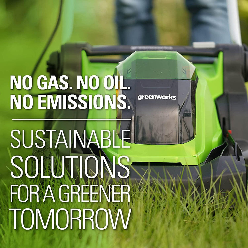 Greenworks 40V 17 inch Cordless Lawn Mower,Tool Only, MO40B01