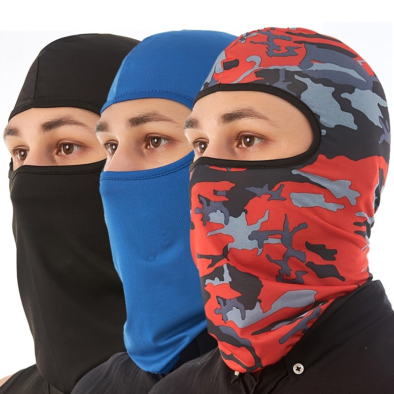 1 PC Full Face Cover Hat Balaclava Hat, Army Tactical CS Winter Ski Cycling Hat Sun Protection Scarf Outdoor Sports Warm Face Masks