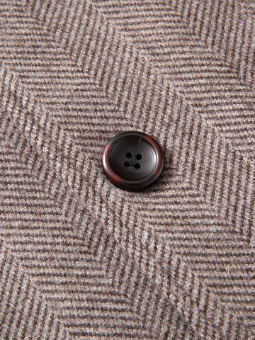 mens business woolen single-breasted thick suit collar casual overcoat
