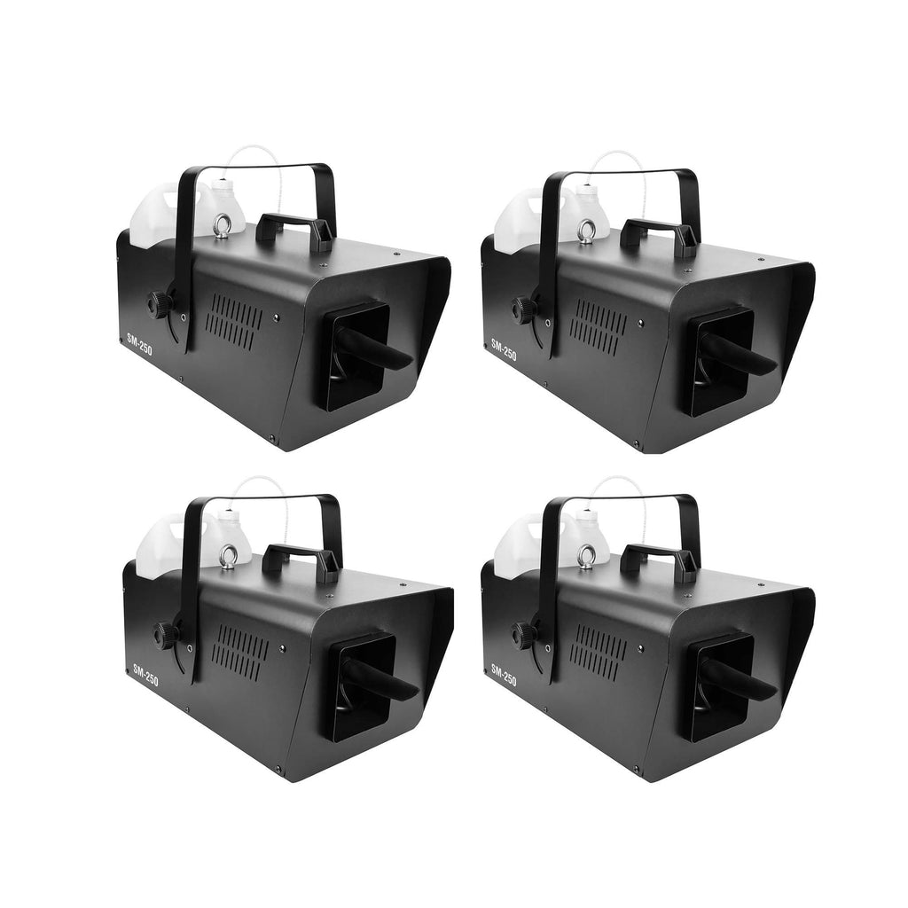 Chauvet DJ Atmospheric Effect High Output Snow Machine w/ Wired Remote (4 Pack)