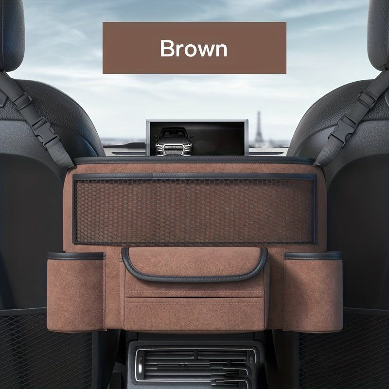 Car Handbag Holder Between Seats, LarCapacity Car Purse Holder Automotive Consoles &amp; Organizers For Document Phone StoraCar Organizer
