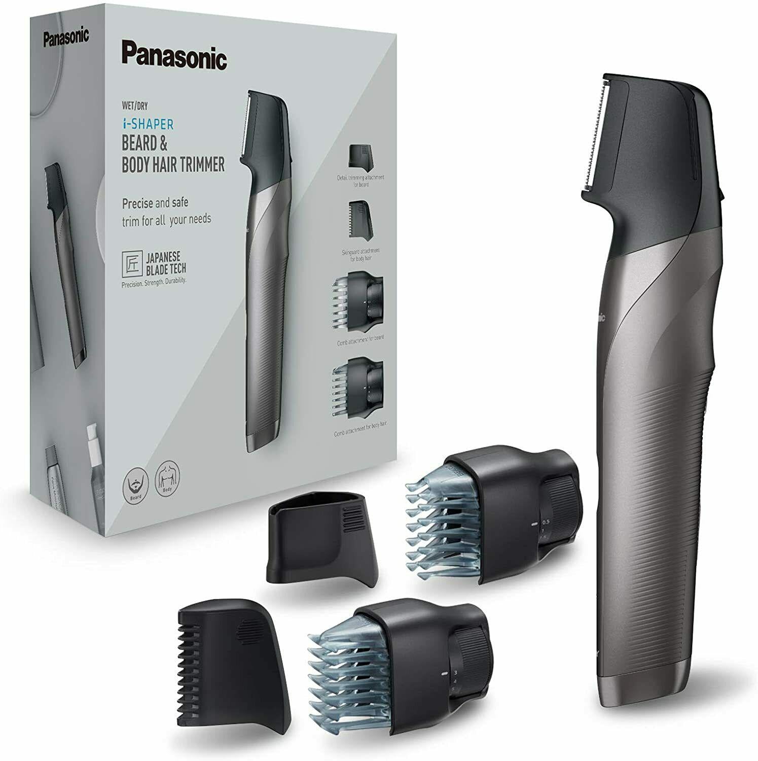 Panasonic Er-gy60-h503 Trimmer of Beard and Precision 3 on 1 Comb for