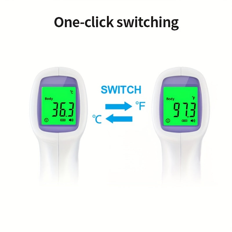 No-Touch Forehead Thermometer, Digital Infrared Thermometer For Adults And Kids, Touchless Baby Thermometer, LarLED Digits, Quiet Feedback, Non Contact , Christmas Halloween Gift