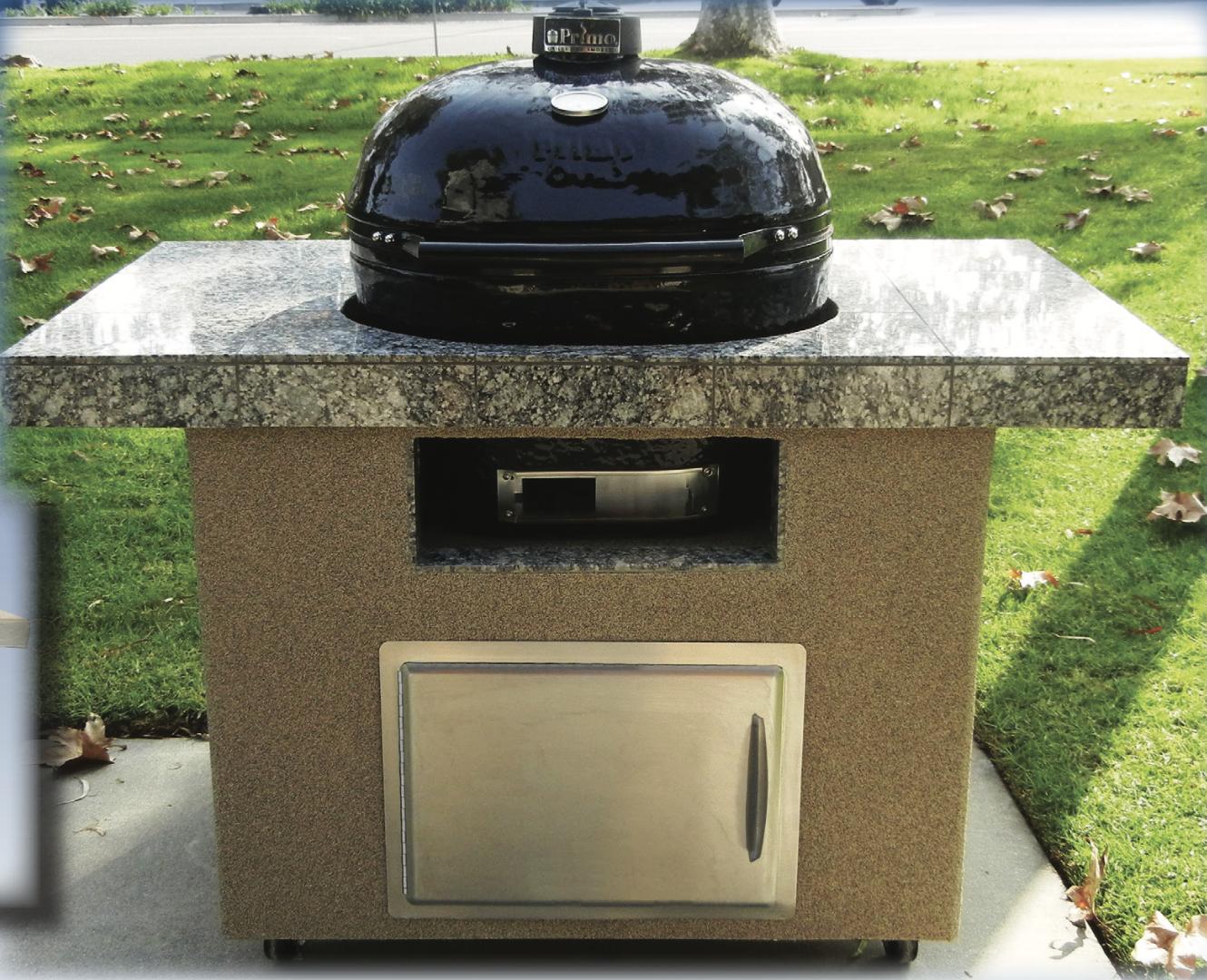 Grills Portable Island for  Oval XL  Unfinished
