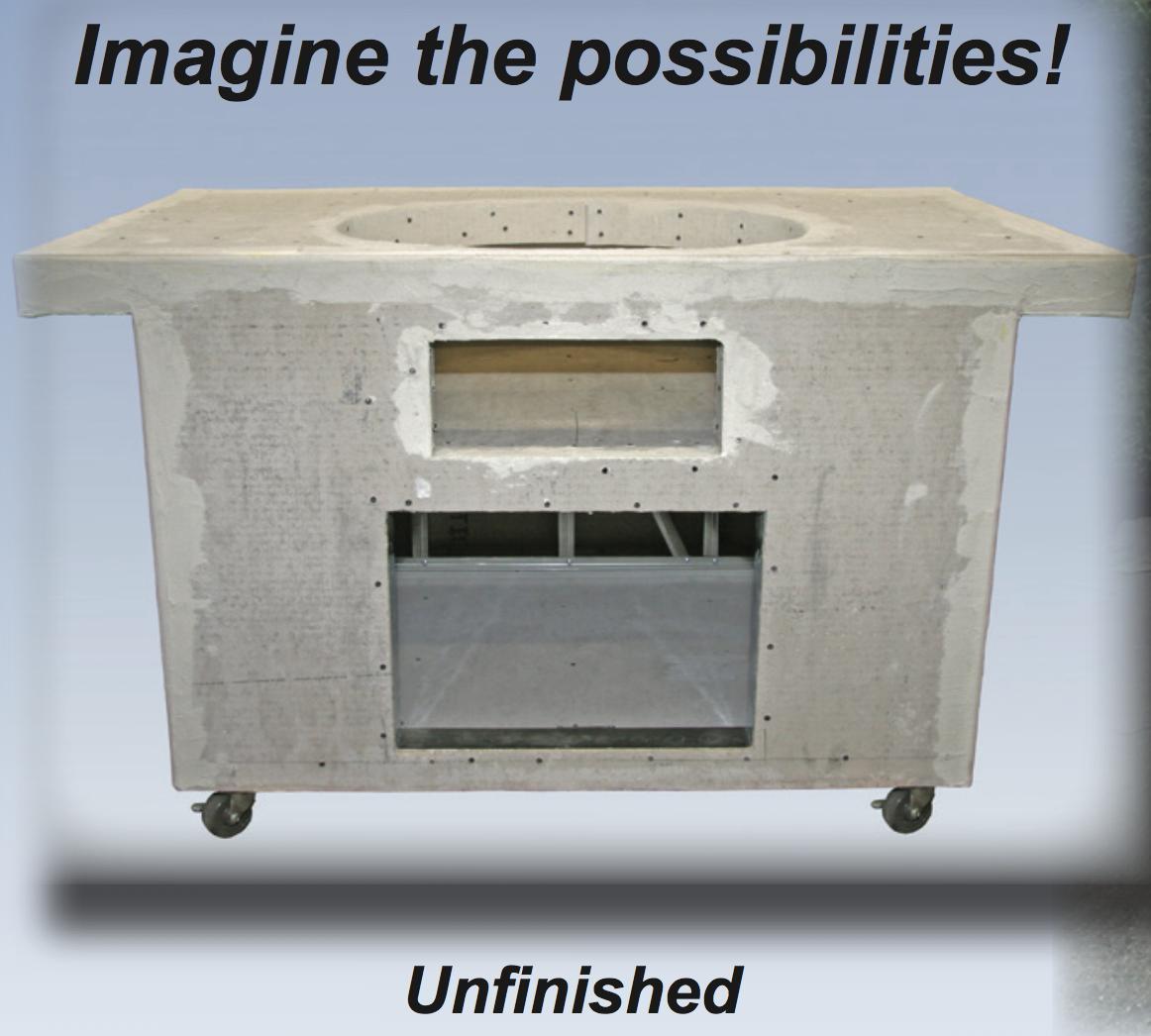 Grills Portable Island for  Oval XL  Unfinished