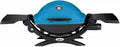 Portable Tabletop Grill Burner Propane Electrical -In Aluminum Blue