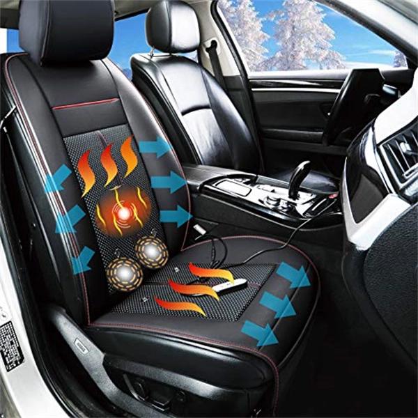 Universal Cooling &amp; Warm Car Seat Cover Heated &amp; Massage Chair Cushion