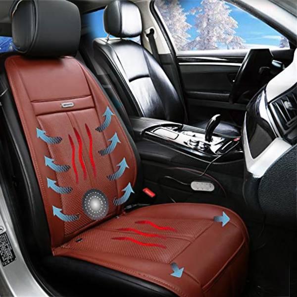 Universal Cooling &amp; Warm Car Seat Cover Heated &amp; Massage Chair Cushion