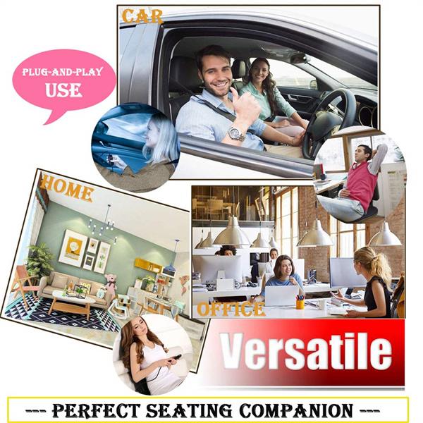 Universal Cooling &amp; Warm Car Seat Cover Heated &amp; Massage Chair Cushion