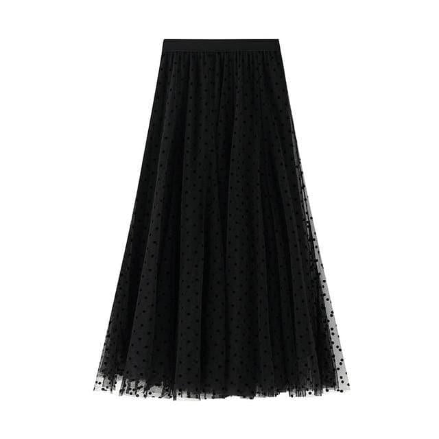 polka dot tulle skirts