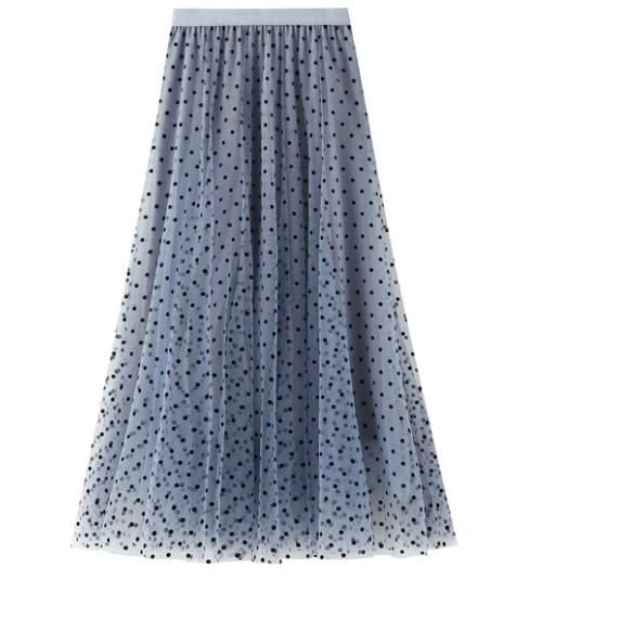 polka dot tulle skirts