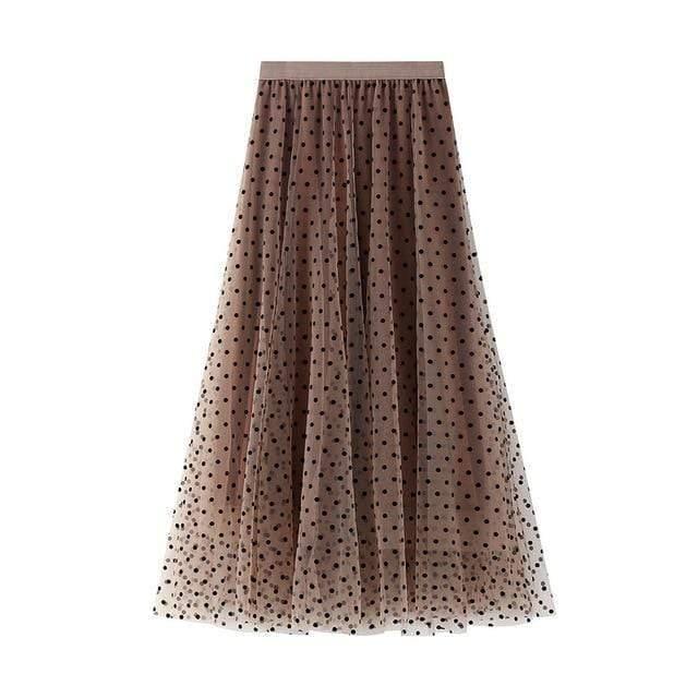 polka dot tulle skirts