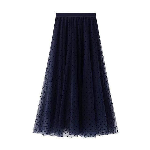 polka dot tulle skirts