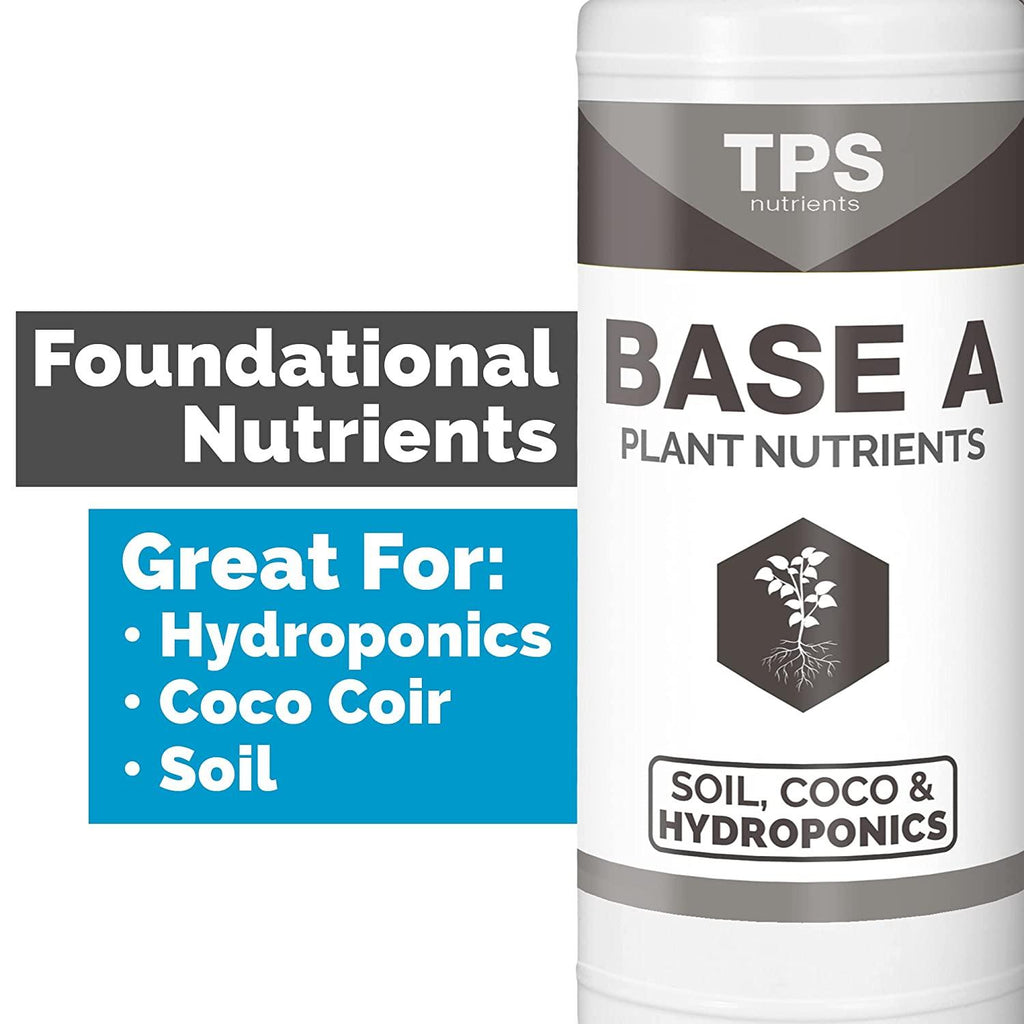 TPS Base A+B Two Part Set Complete Plant Growing Nutrient Formula for All Plants, for Both Soil and Hydro, 2.5 Gallon Set (2 x 320 oz)