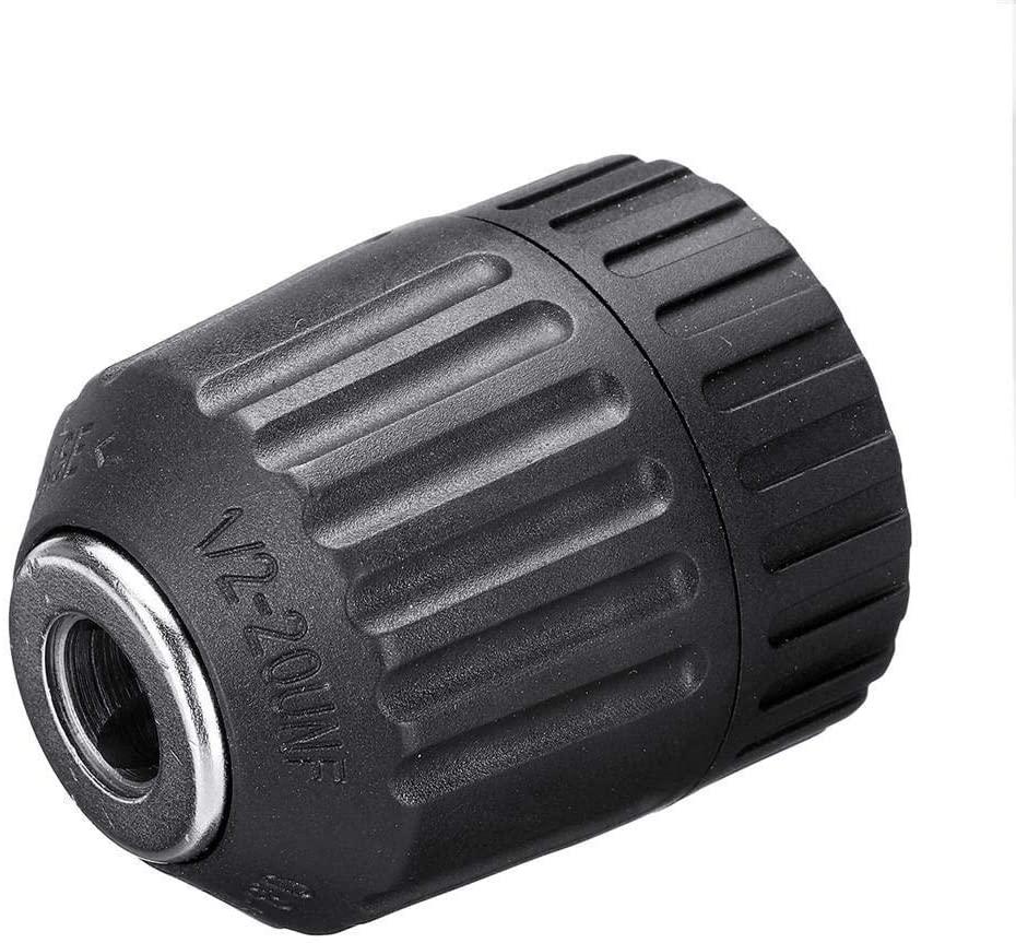 Peixiang Sturdy Power Tool Accessories, 10pcs Air Impact Socket Wrench Adapter Set 1/2 Inch Square Drive Metric Drill Chuck Adapter Safety
