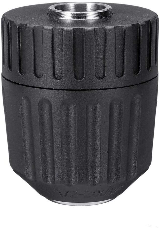 Peixiang Sturdy Power Tool Accessories, 10pcs Air Impact Socket Wrench Adapter Set 1/2 Inch Square Drive Metric Drill Chuck Adapter Safety