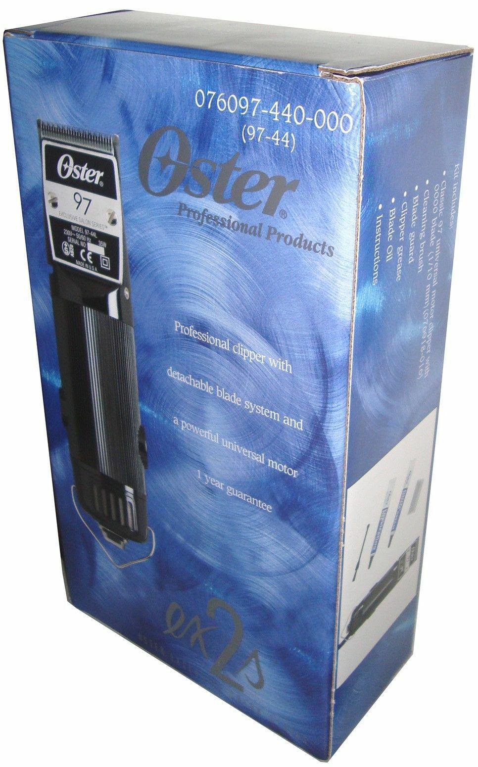 OSTER Professional Hair Clipper  Ex2s 97 Classic 76 Detachable Blade & DVD