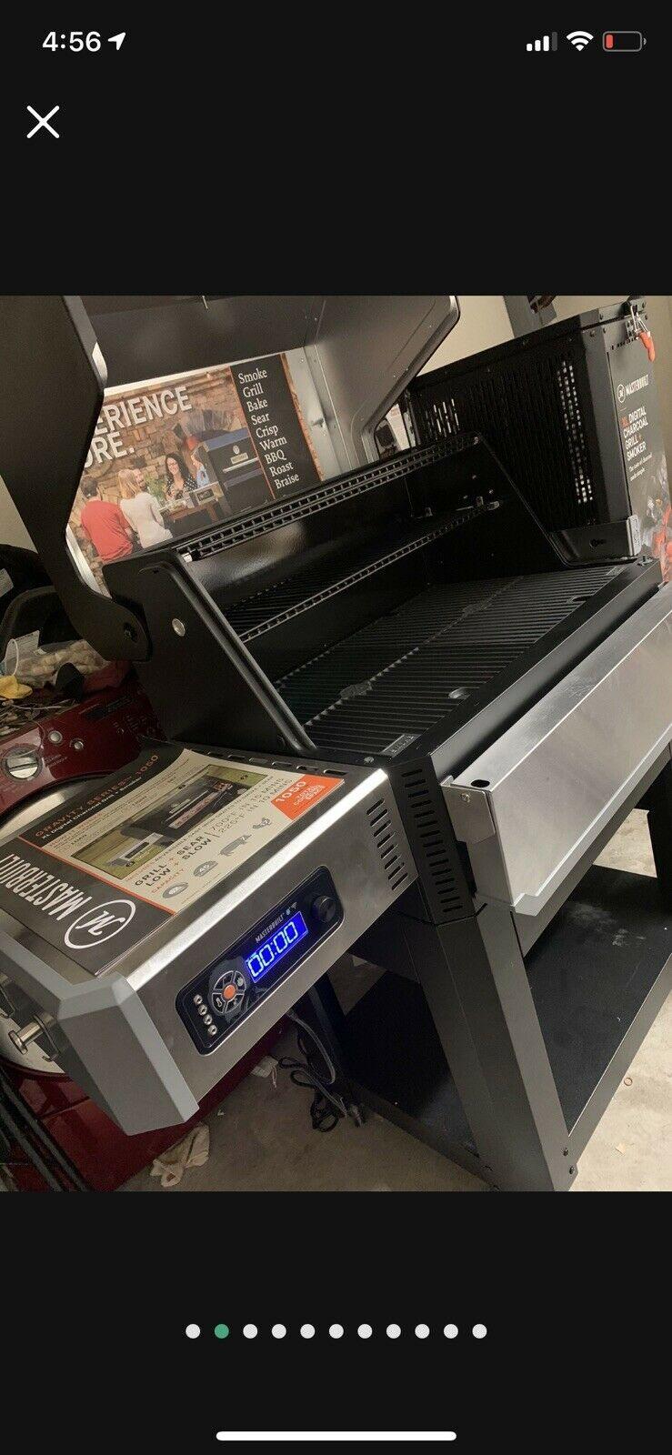 Gravity Series 1050 Digital Charcoal Grill with Smoker - Black