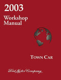 Bishko OEM Repair Maintenance Shop Manual Bound for Lincoln Town Car 2003