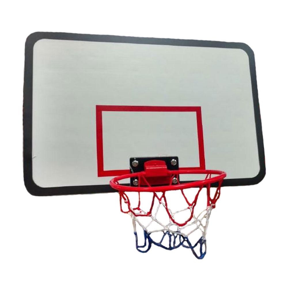 JumpJKRC10152BHC3 Rectangular Trampoline with Basketball Hoop Attachment
