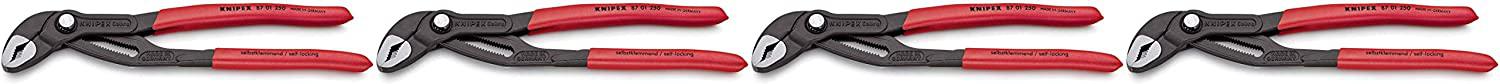KNIPEX Tools 87 01 250 10-Inch Cobra Pliers (4 Pack)