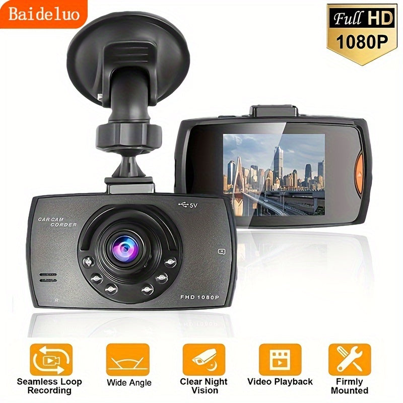 Full HD 1080P Car DVR Recorder With 140° Wide Angle View - Capture Every Moment While You Drive!