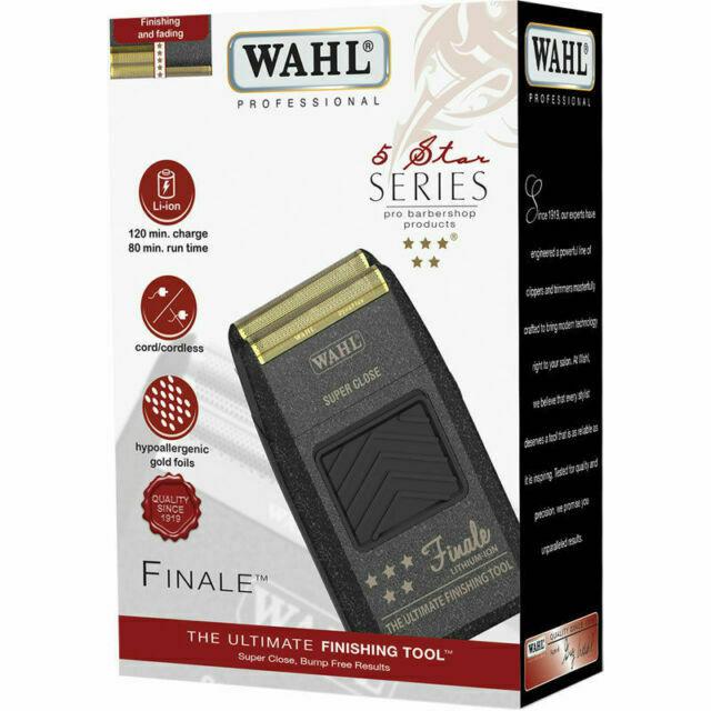 Wahl 8164 5 Star Series Finale Men's Electric Shaver - Black