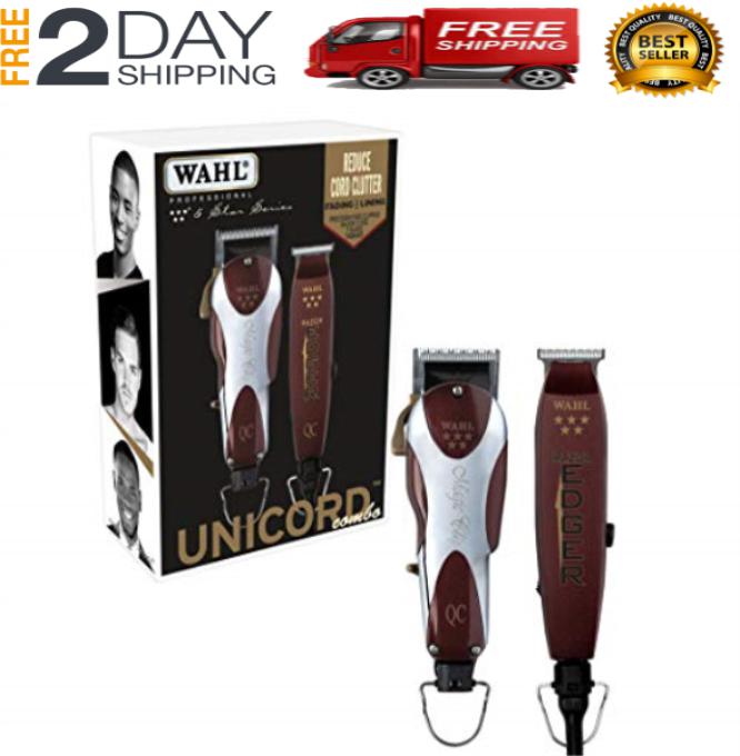 Professional Barber Machine Hair Cutting Kit Clipper Haircut Trimmer Set
