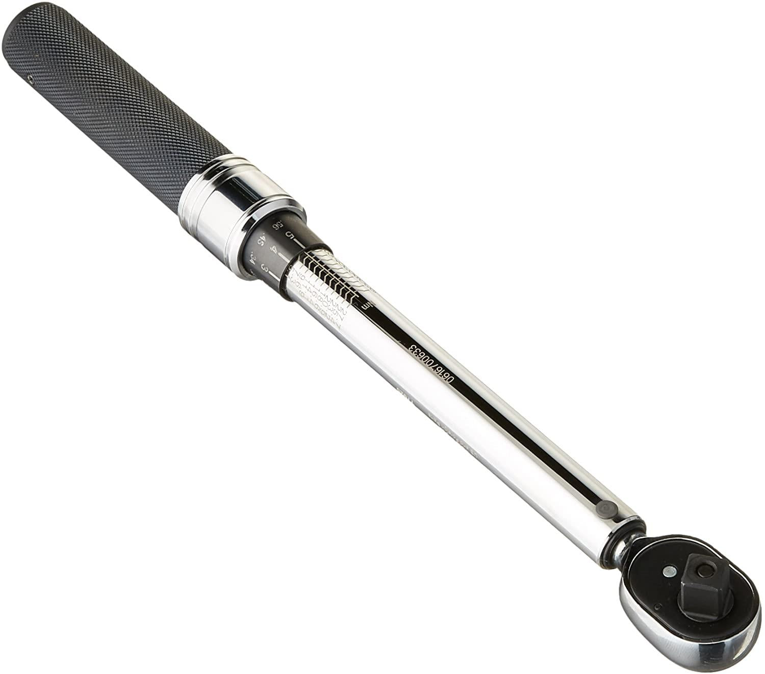 SK Hand Tool 77025 Micrometer Adjustable Torque Wrench, 3/8"/30-250 inch-lbs