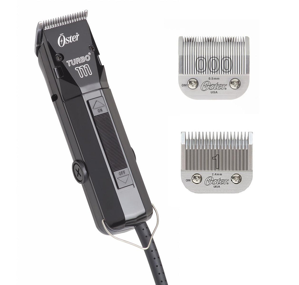 Oster Turbo 111 Clipper Universal Motor Detachable Blades #000 #1 Hair Cutting