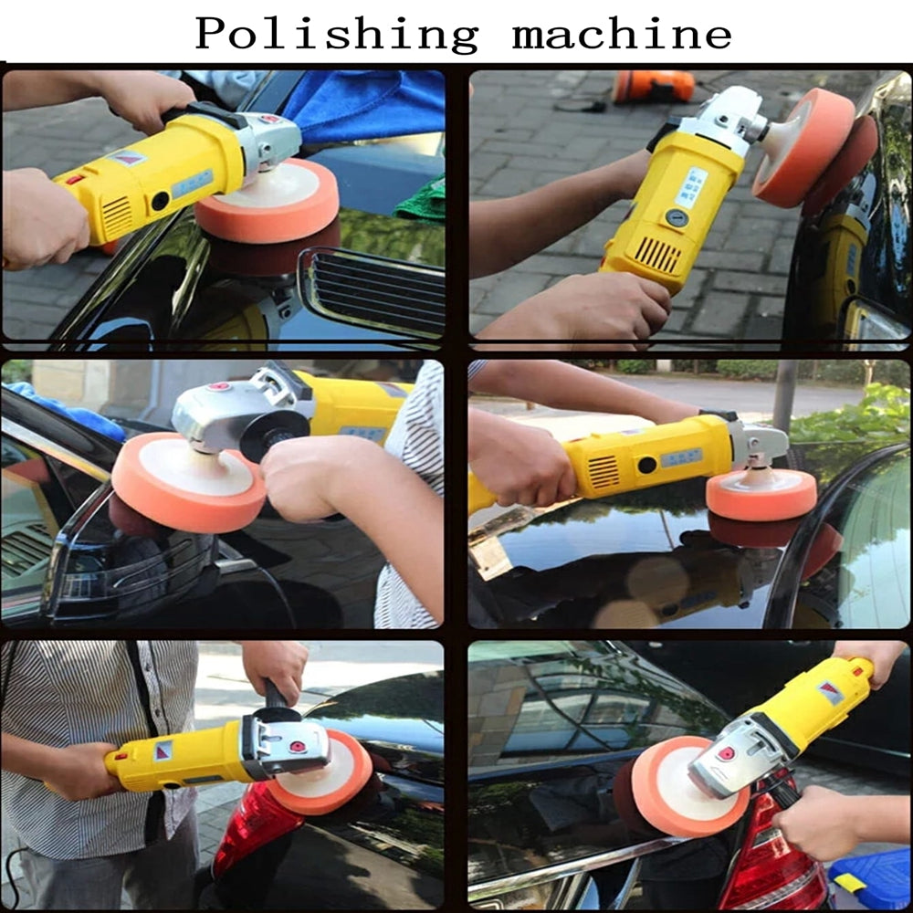 Effortlessly Polish &amp; Wax Your Car With This 6 Drill Polisher &amp; Polishing Pad Set!