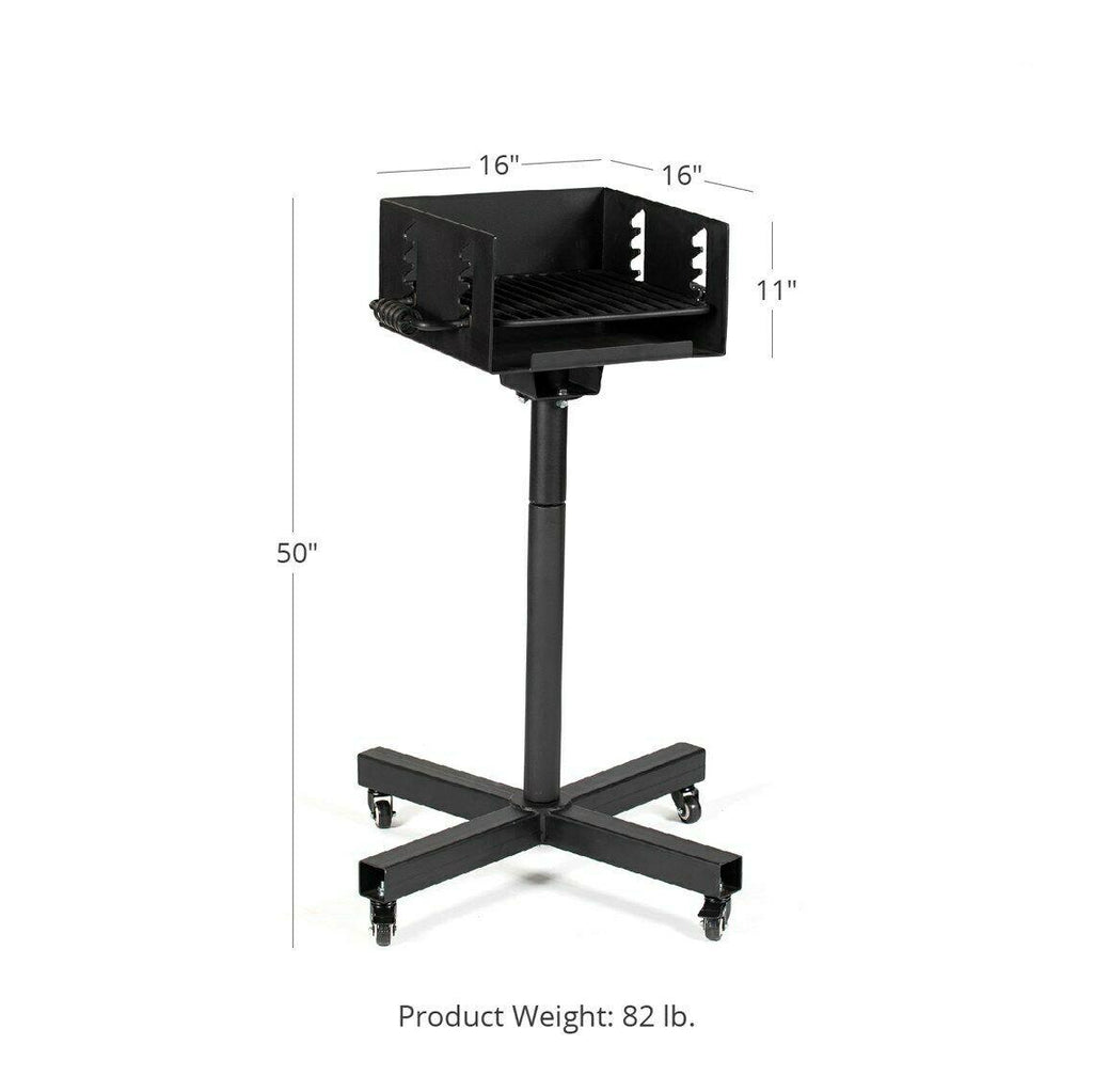 Park Style Grill 16" x 16" CooArea Rolling Base Swivel