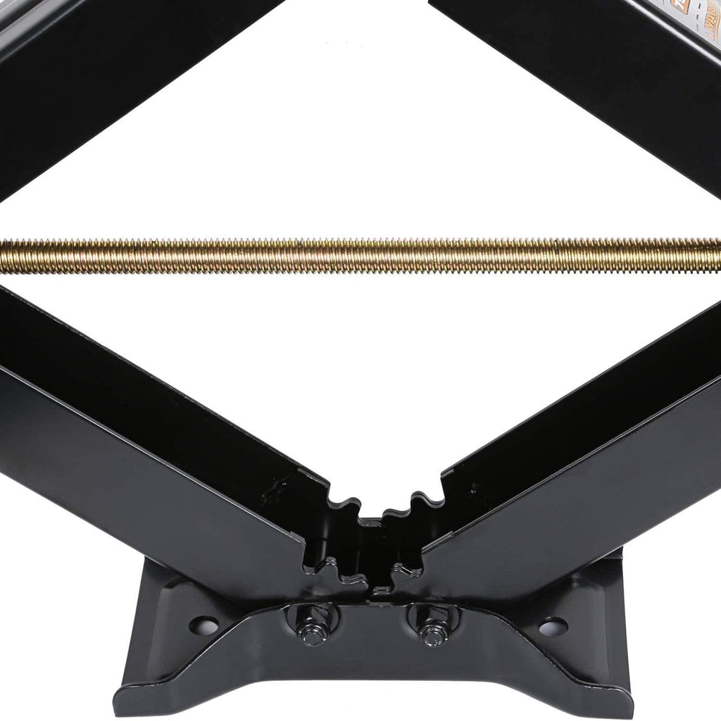WEIZE RV Trailer Camper Stabilizer Leveling Scissor Jacks with Handle 24" 7500lbs Set of 4
