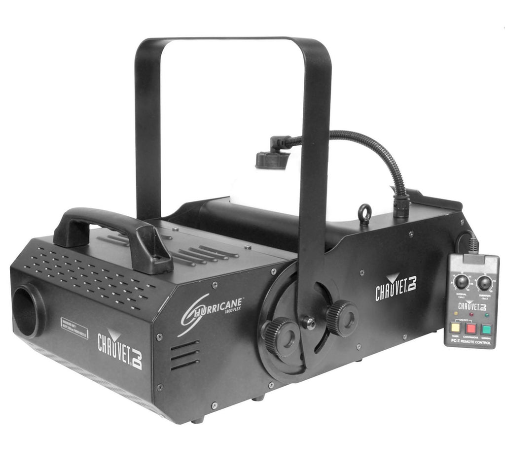 Chauvet DJ Hurricane 1800 H1800 Fog/Smoke Pro Machine w/Timer Remote  (2 Pack)