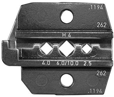 Original Rennsteig Die Set for Crimping of 14/12/10/8 AWG Amphenol H4 (machined) contacts (for Rennsteig Crimp System Tool P/N 624 000 3)