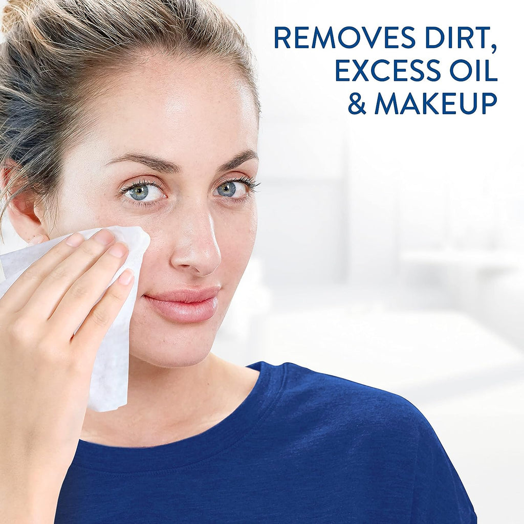 Cetaphil Face and Body Wipes, Gentle Skin Cleansing Cloths, 25 Count (Pack of 3), for Dry, Sensitive Skin, Flip Top Closure, Great for the Gym, Travel, in the Car, Hypoallergenic, Fragrance Free