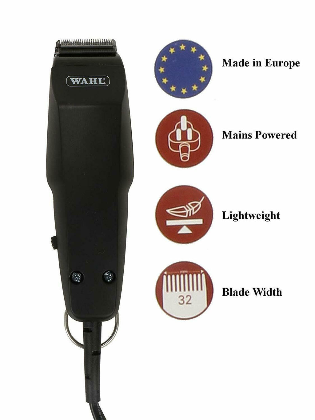 Wahl 1411.0010 Corded Trimmer (Black) for US Parker Pen